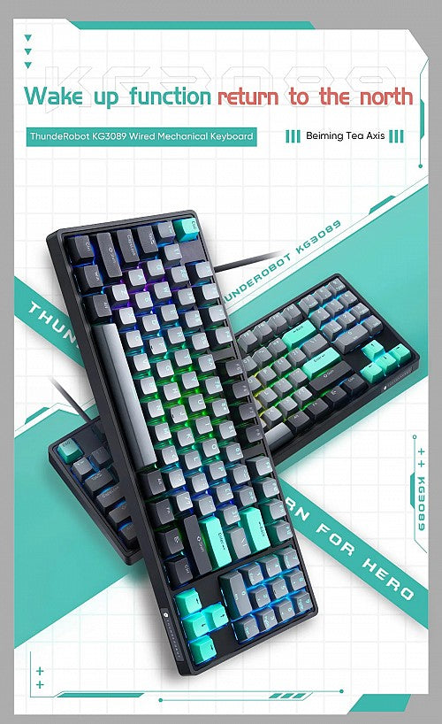 Thunderobot KG3089 Wired Mechanical Keyboard Red switch Black Thunderobot KG3089 Wired Mechanical Keyboard Red switch Black